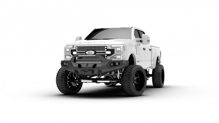 2017 Ford F250 Evolution Front Winch Bumper With Sheet Metal Pre Runner