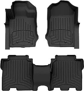 WeatherTech 2021+ Ford Bronco 4dr. Front & Rear FloorLiner HP - Black - 441695-1-3IM