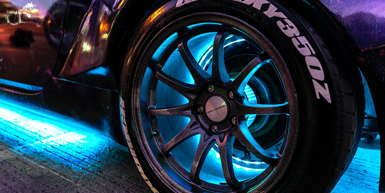 XK Glow XKmax RGBW 16pc Addressable Car Underglow + Interior + Wheel Kit - MX-CAR-PRO