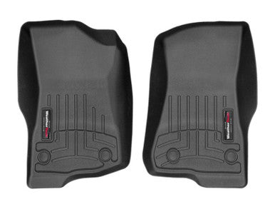 WeatherTech 2018+ Jeep Wrangler Unlimited Front FloorLiner - Black - 4413131