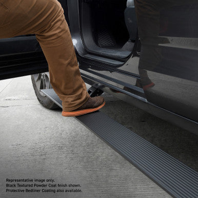 RealTruck 22-24 Toyota Tundra Crew Cab VoltStep Electric Running Board Kit - Bedliner Coating - 20444587T