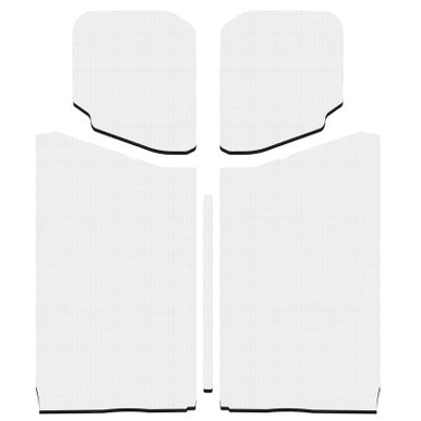 DEI 18-23 Jeep Wrangler JL 2-Door Boom Mat Headliner - 5 Piece - White - 50190
