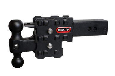 Gen-Y Phantom-X 2.5in Solid Shank 2.5in Drop 1.6K TW 16K Hitch w/GH-051 & GH-032 (No Flat Towing) - GH-2422X
