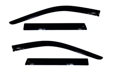 AVS 11-18 Jeep Grand Cherokee Ventvisor Outside Mount Window Deflectors 4pc - Smoke - 94252