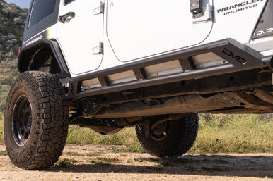 DV8 Offroad 2007-2018 Jeep Wrangler JK 4-Door Rock Sliders - SRJK-07