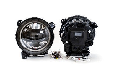 DV8 Offroad LED Projector Headlights For 2018+ Jeep Gladiator Wrangler - HLCJL-02