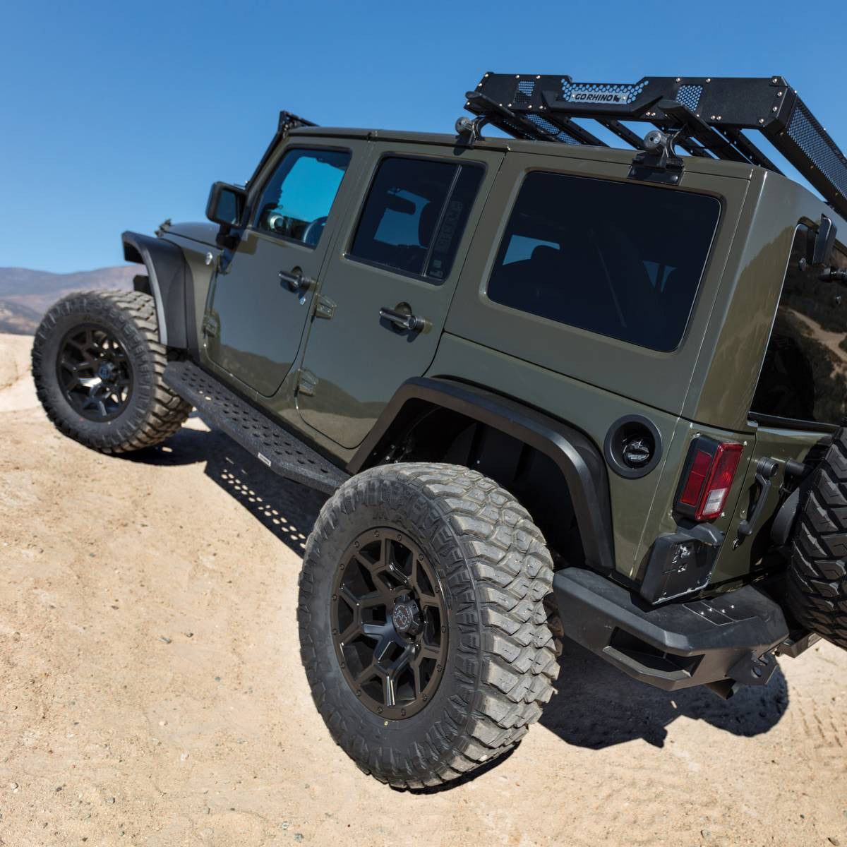 Go Rhino 20-20 Jeep Gladiator JT RB20 Complete Kit w/RB20 + Brkts - 69451687T - Installed