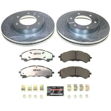 Power Stop Z36 Truck & Tow Front Brake Upgrade Kit For 2021-24 Ford Bronco, 19-24 Ranger - K8413-36