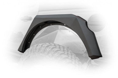 DV8 Offroad Armor Fenders w/ LED Turn Signal Lights For 2018+ Jeep Wrangler JL - FDJL-01