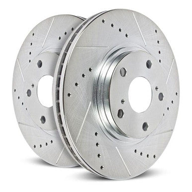 Power Stop 23-24 Toyota Sequoia Front Drilled & Slotted Rotor (Pair) - JBR1920XPR