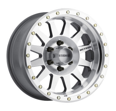 Method MR304 Double Standard 16x8 0mm Offset 6x5.5 108mm CB Machined/Clear Coat Wheel - MR30468060300