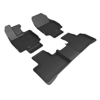 3D MAXpider Kagu Complete Floor Liner Set For 2023+ Lexus RX350 - Kagu Black - L1LX08001509