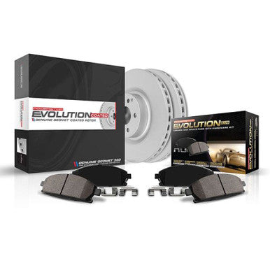 Power Stop Z17 Evolution GEOMET® Fully Coated Front & Rear Rotor Brake Kit For 2021-24 Ford Bronco - CRK8802