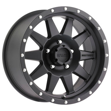 Method MR301 The Standard 20x9 +18mm Offset 5x150 116.5mm CB Matte Black Wheel - MR30129058518