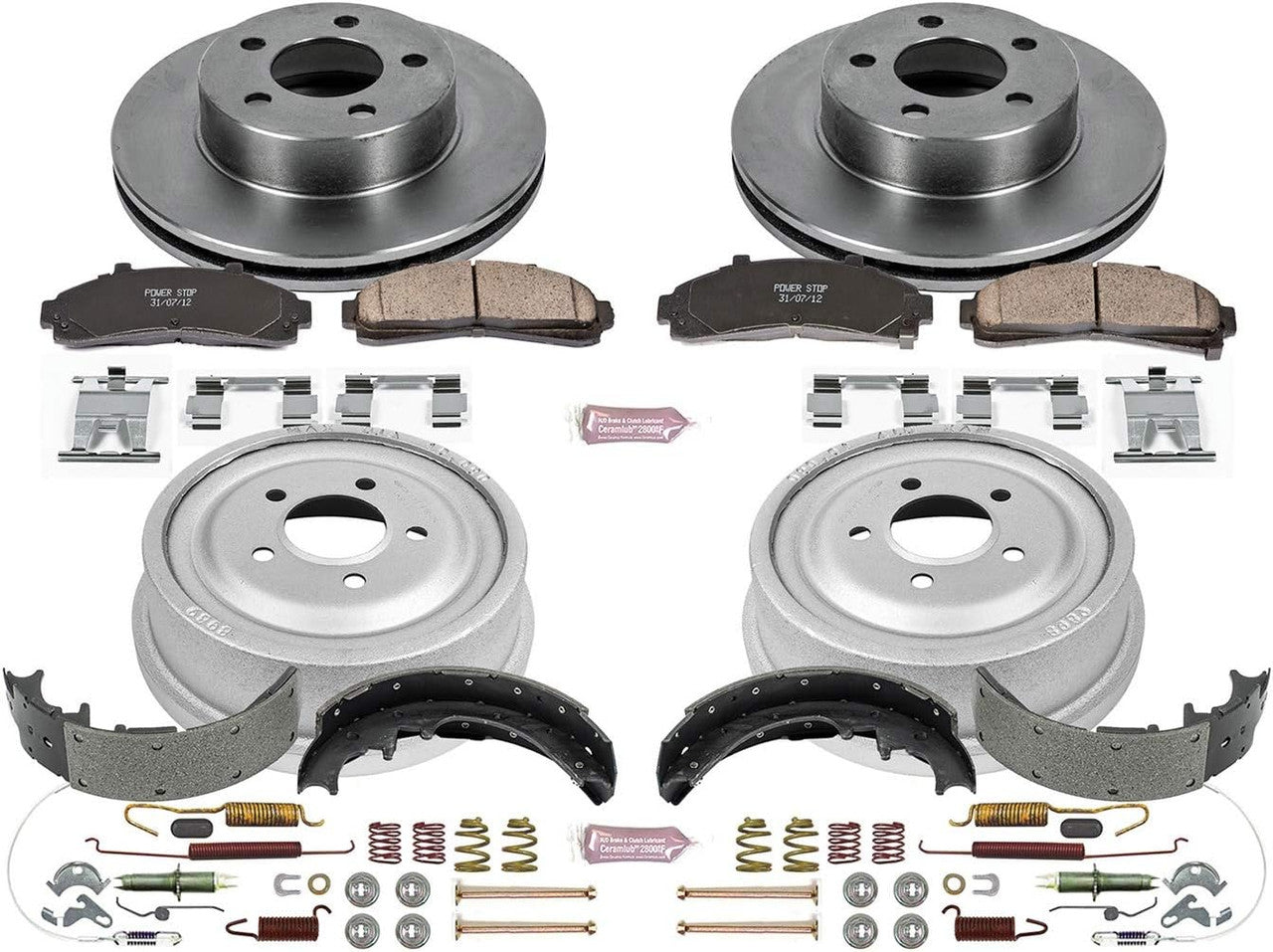 Power Stop 98-02 Ford Ranger 4WD Front & Rear Autospecialty Brake Kit - KOE15004DK