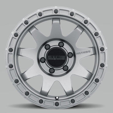 Method MR317 20x9 0mm Offset 6x5.5 106.25mm CB Matte Titanium Wheel - MR31729060800