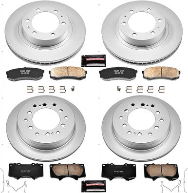 Power Stop Z17 Evolution Geomet Coated Front & Rear Brake Kit For 2003-09 Toyota 4Runner - CRK138