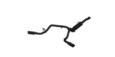 MBRP 2016 Toyota Tacoma 3.5L 3in Cat Back Dual Split Side Black - S5340BLK