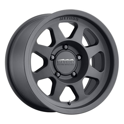 Method MR315 17x8.5 +25mm Offset 8x6.5 130.81mm CB Machined Wheel - Gloss Black Lip - MR315785801625