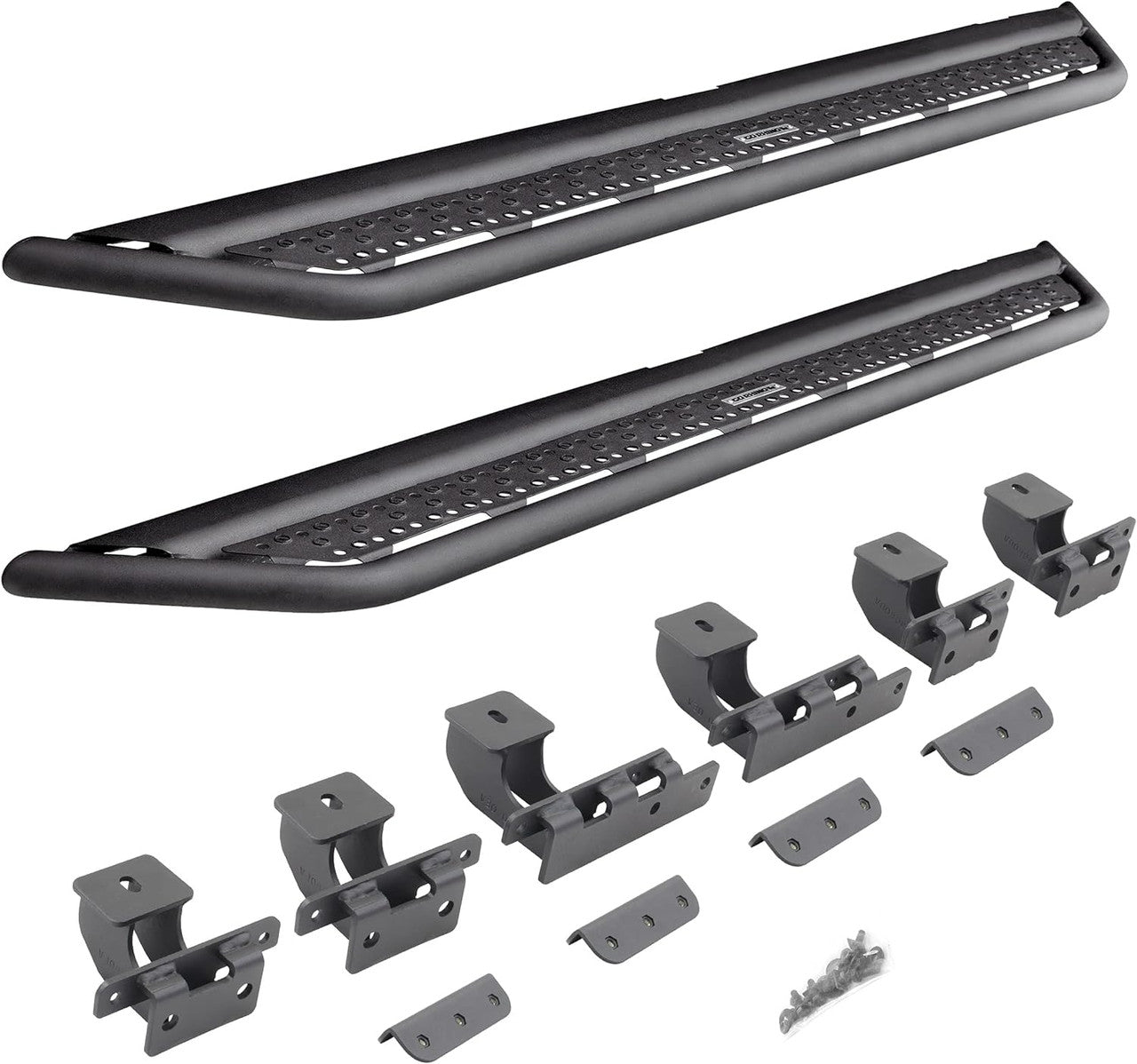 Go Rhino 2021+ Ford Bronco (Not Sport) Dominator Extreme D6 SideSteps Complete Kit w/SideStep + Brkt - D64129T
