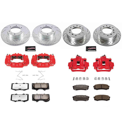 Power Stop 03-09 Toyota 4Runner Front and Rear Z36 Truck & Tow Kit w/Calipers - KC138-36