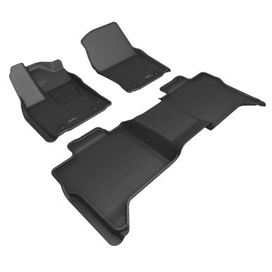 3D MAXpider Kagu Complete Floor Mat Set for 2014-2018 Subaru Forester - Black - L1SB00901509