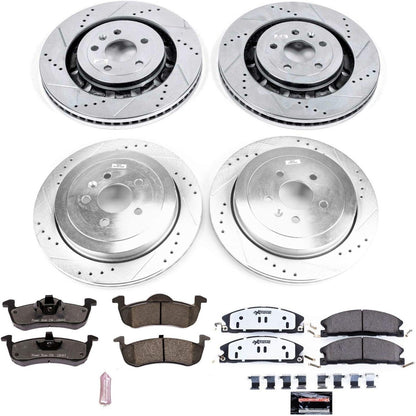 Power Stop 21-22 Ford F-150 Front & Rear Z36 Truck & Tow Brake Kit - K8804-36