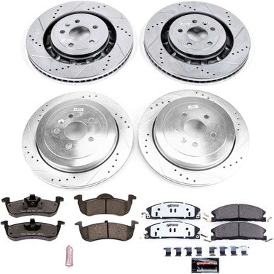 Power Stop 21-22 Ford F-150 Front & Rear Z36 Truck & Tow Brake Kit - K8804-36