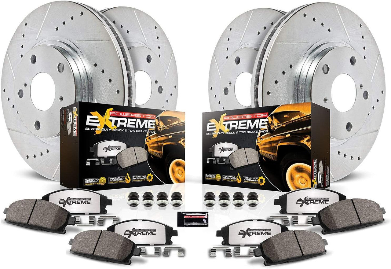 Power Stop 14-16 Jeep Cherokee Front & Rear Z36 Truck & Tow Brake Kit - K6541-36