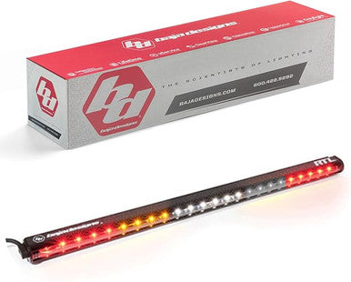 Baja Designs RTL-W Solid Amber/White Center/Flashing Amber Straight 30in Light Bar - 103005