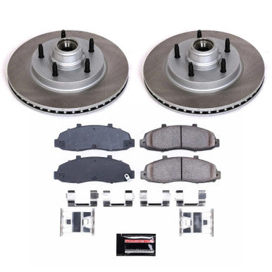 Power Stop Semi-Coated Front Rotor Kit For 1997-00 Ford F-150 - SC1863