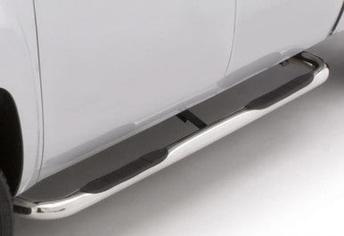 Lund 09-14 Ford F-150 SuperCab 3in. Round Bent SS Nerf Bars - Polished - 22677909