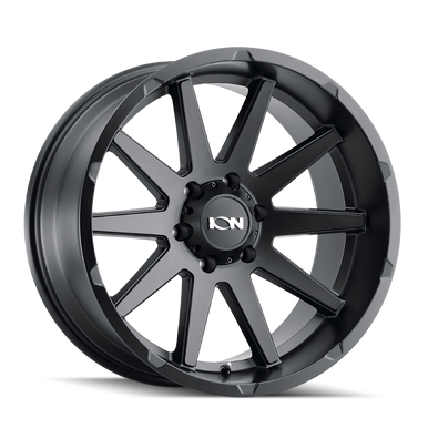 ION Type 143 17x9 / 6x139.7 BP / -12mm Offset / 106mm Hub Matte Black Wheel - 143-7983MB