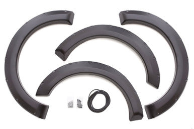 Lund 09-14 Ford F-150 (Excl Raptor) RX-Rivet Style Smooth Elite Series Fender Flares - Black (4 Pc.) - RX312S