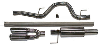 Roush 2011-2014 Ford F-150 3.5L/5.0L/6.2L Enhanced Sound Cat-Back Exhaust Kit - 421248