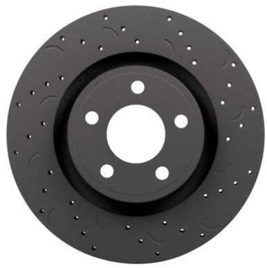 Hawk Talon 18-20 Jeep Wrangler / 2020 Gladiator Drilled And Slotted Front Brake Rotor Set - HTC5397