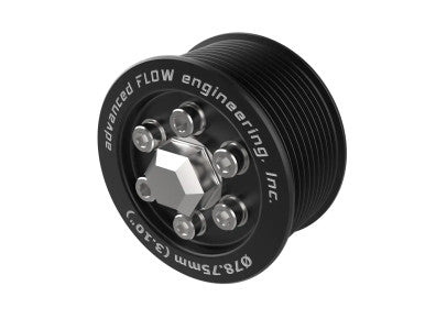 aFe POWER Supercharger Power Pulley Kit w/ Hub 3.10 IN For 2018-21 Jeep Grand Cherokee Trackhawk - 79-10006