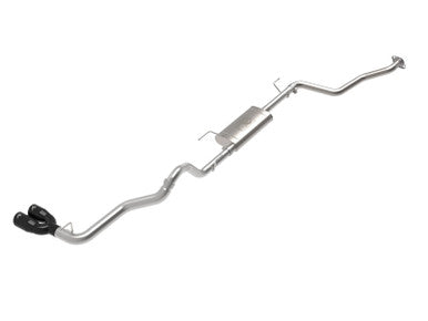 aFe Vulcan Series 2-1/2 IN to 3 IN 304 Stainless Steel Cat-Back Exhaust System w/ Black Tip For 2024+ Toyota Tacoma - 49-36074-B