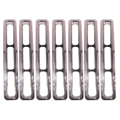 Rugged Ridge Grille Inserts Chrome 87-95 Jeep Wrangler YJ - 11306.01