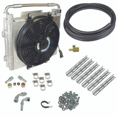 BD Diesel Xtrude Double Stacked Transmission Cooler Kit - Universal 1/2in Tubing - 1030606-DS-12