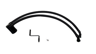 J&L 22-25 Ford Bronco Raptor 3.0L EcoBoost PCV Side Oil Separator 3.0 - Black Anodized - 3096P-B