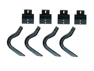 Lund 04-14 Ford F-150 SuperCab (80in) EZ Running Board Mounting Bracket Kit - Brite - 300038