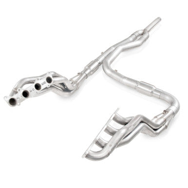 Stainless Works 2011-14 F-150 5.0L 1-7/8in Primaries 3in High-Flow Cats Y-Pipe - FT11HCATY