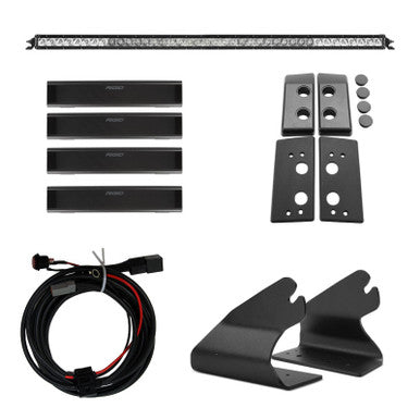 Rigid Industries 21-23 Ford Bronco Roof Line Light Kit (Incl. SR spot/flood Combo Bar) - 46724