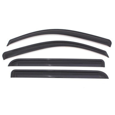 AVS Ventvisor Outside Mount Window Deflectors 4pc For 2016-23 Toyota Tacoma Double Cab - Smoke - 94768