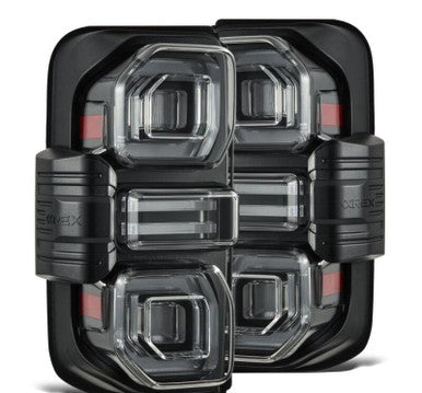 AlphaRex Nova-Series LED Tail Lights For 2021-25 Ford Bronco (Not Raptor) - Black - 659010