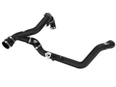 aFe BladeRunner 2-1/4 IN Aluminum Hot Charge Pipe For 2020-21 Ford Explorer/Explorer ST - Black - 46-20658-B
