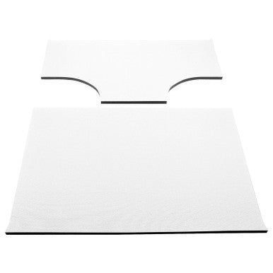 DEI 03-06 Jeep Wrangler TJ 2-Door w/Speaker Pods Boom Mat Headliner - 2 Piece - White - 50148