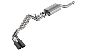 Borla 2024+ Ford Ranger XLT S Type Catback System - Black Chrome - 140975BC