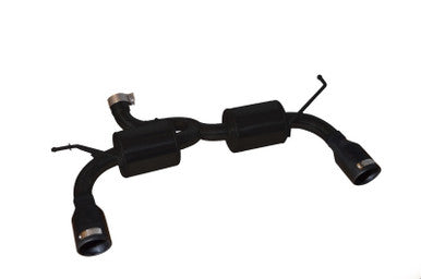 Injen 07-17 Jeep Wrangler JK 3.6L/3.8L 63mm Stealth Black Axle-back Exhaust w/ 4in Black Tips - SES5004BLK